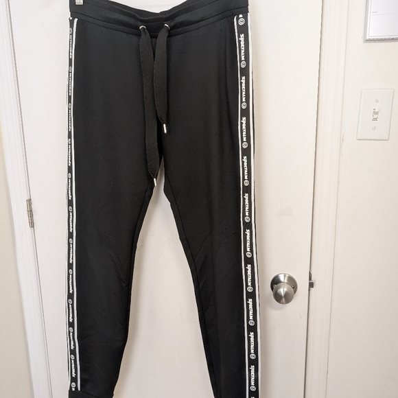 SPORTALM BLACK JOGGER PANTS SIZE MEDIUM - Picture 2 of 4